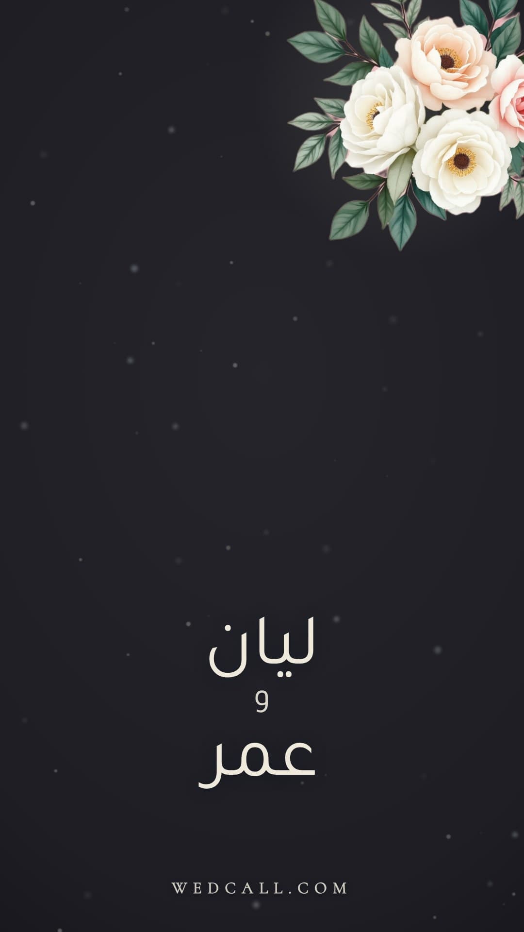 قالب فيديو دعوة Ivory Noir