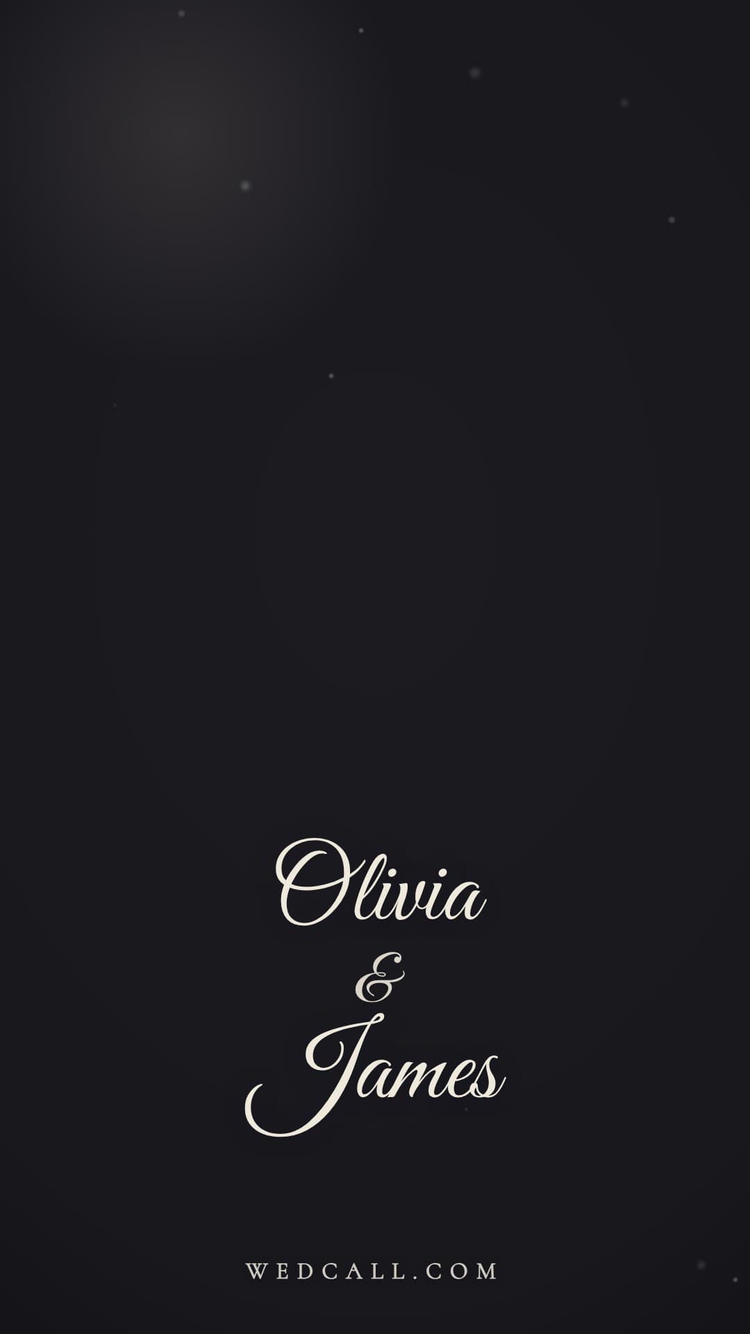 Editorial Noir invitation video template