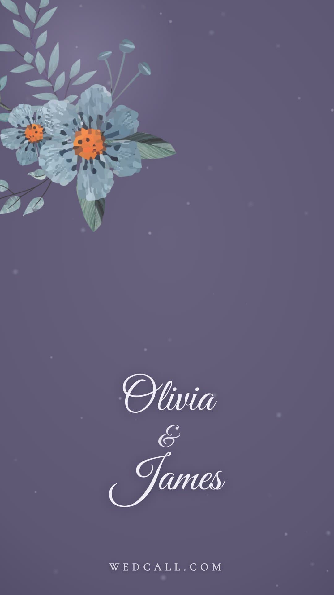 Lavender Mist invitation video template