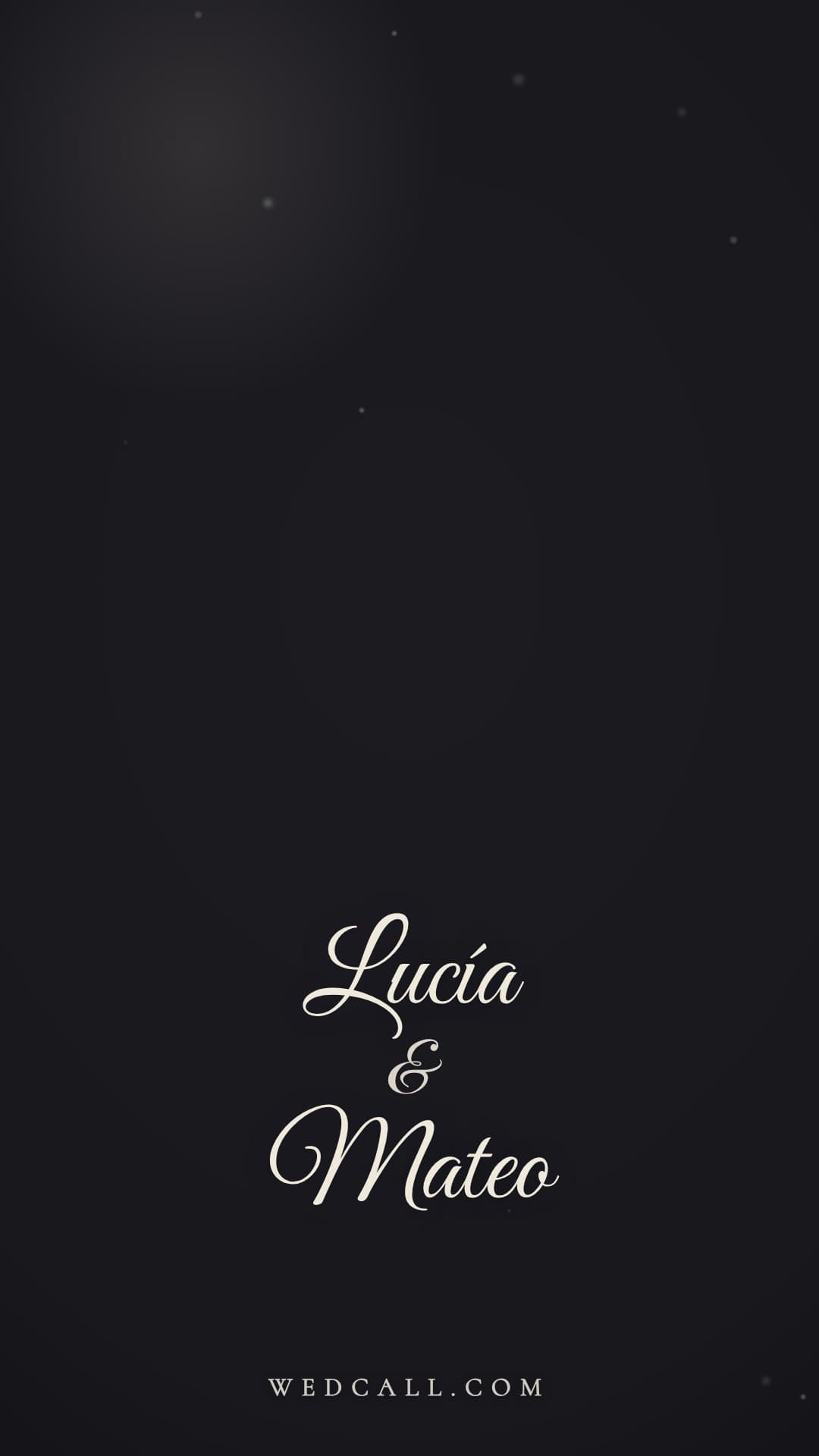 Plantilla de vídeo de invitación Editorial Noir