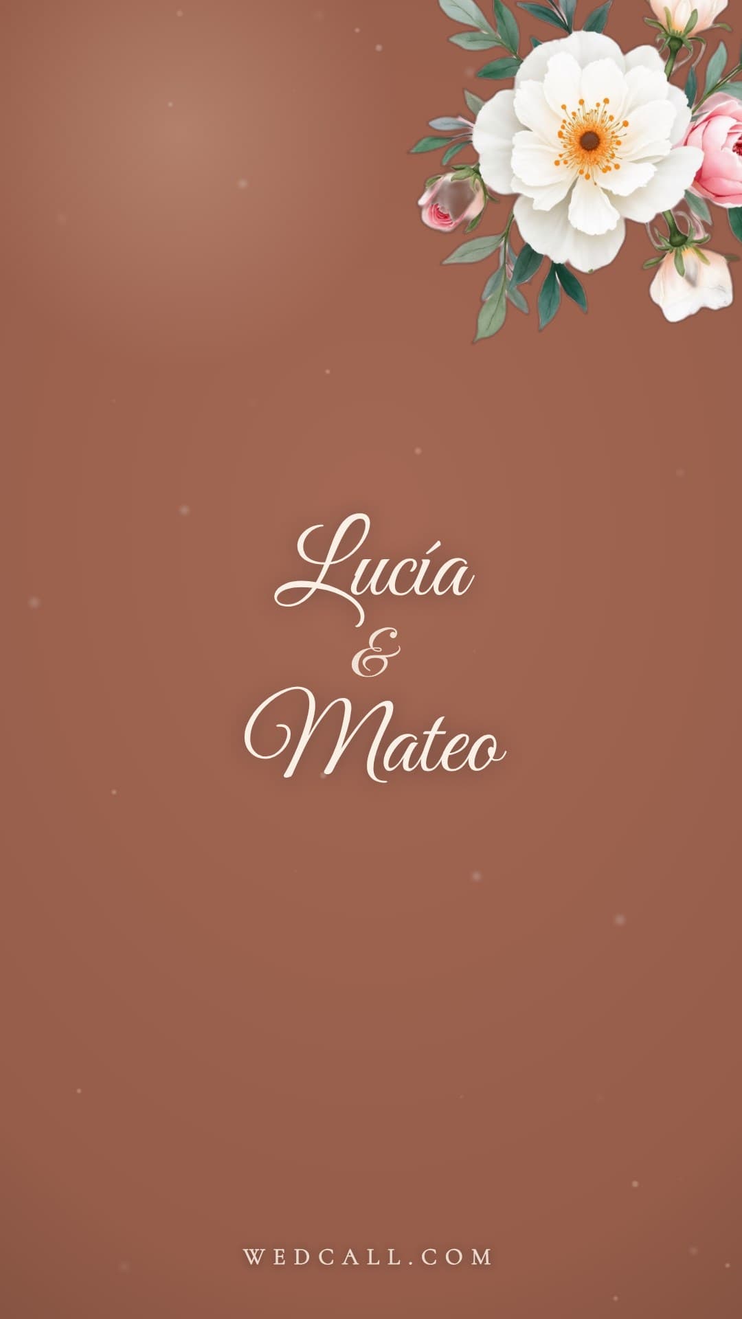 Plantilla de vídeo de invitación Terra Rose