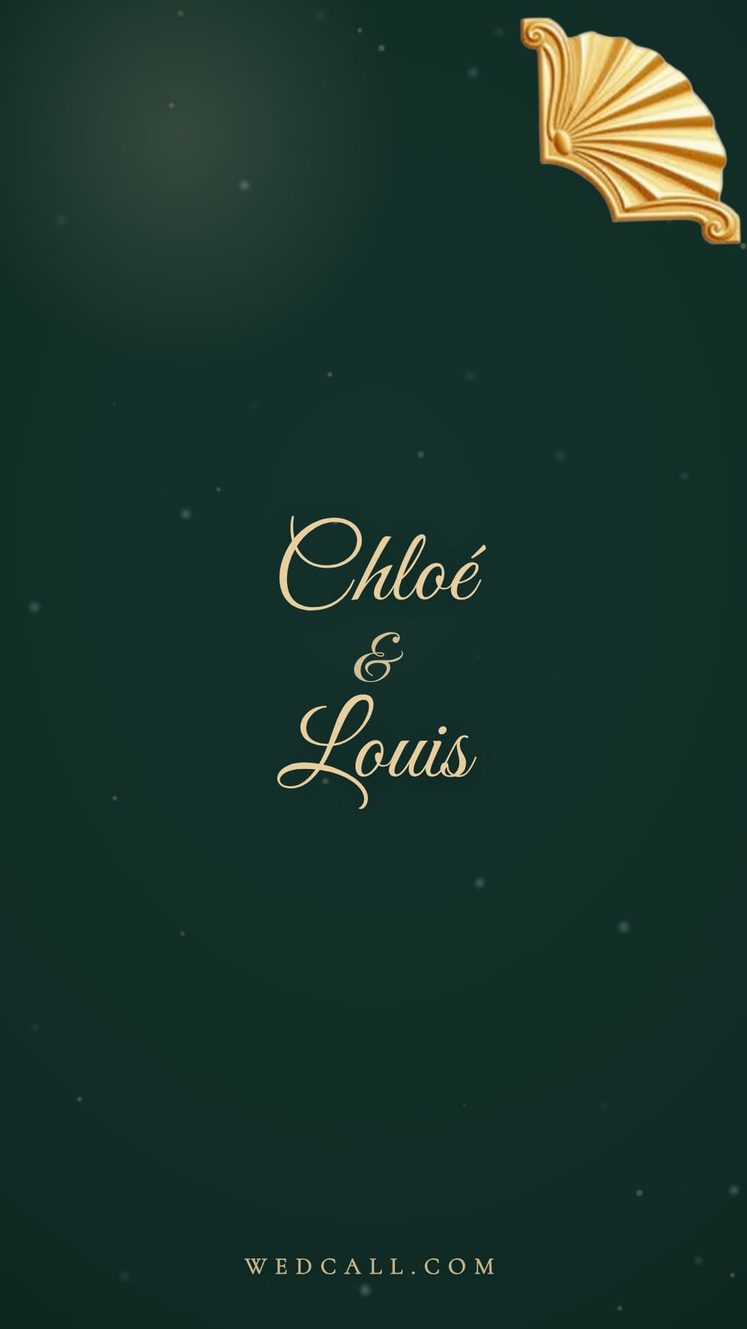 Modèle de vidéo d’invitation Emerald Deco